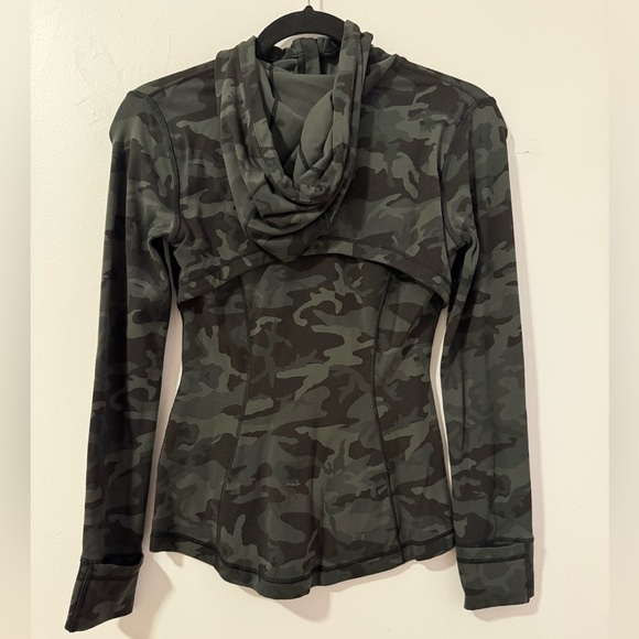Lululemon Hooded Define Jacket *Nulu Incognito Camo Multi Gator Green - Picture 7 of 8